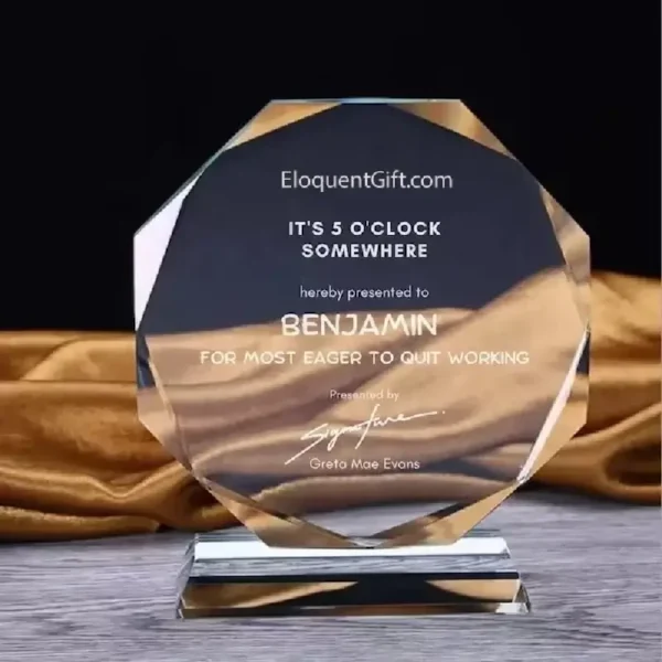 Elegant Custom Glass Shield