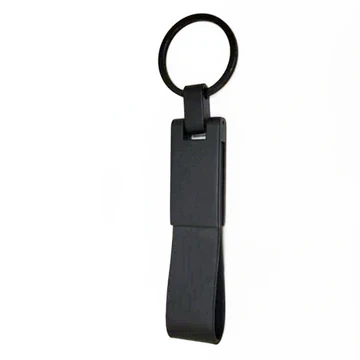 Leather Metal Keychain