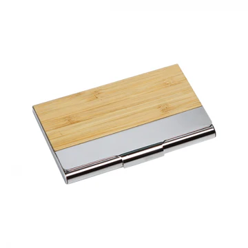 wooden card holder