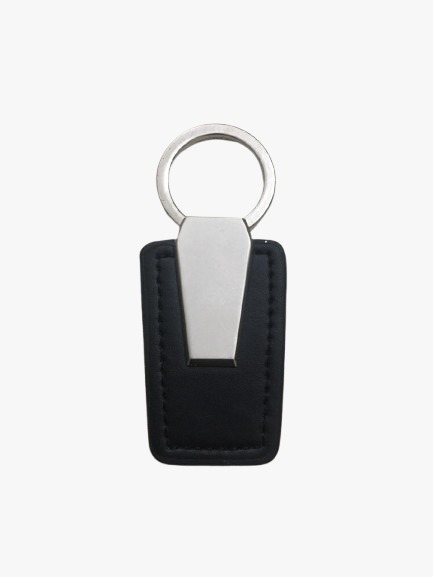Leather Metal Keychain