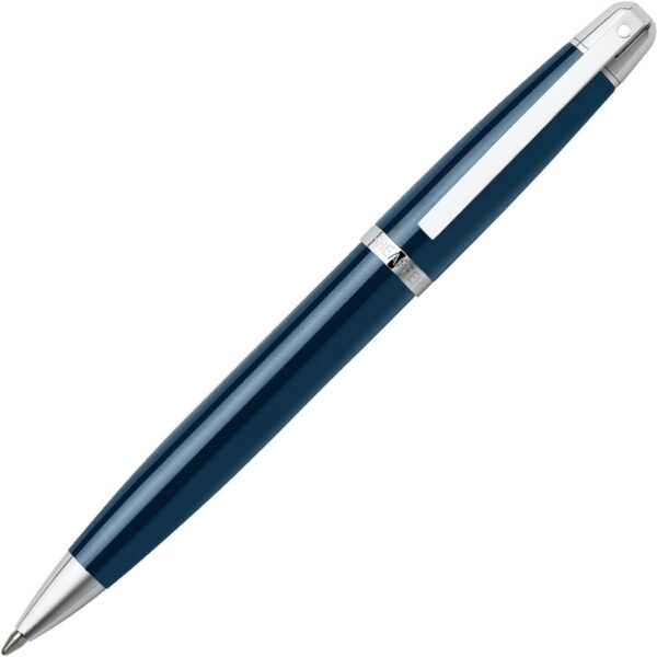 Sheaffer Glossy blue chrome Trim Ballpoint