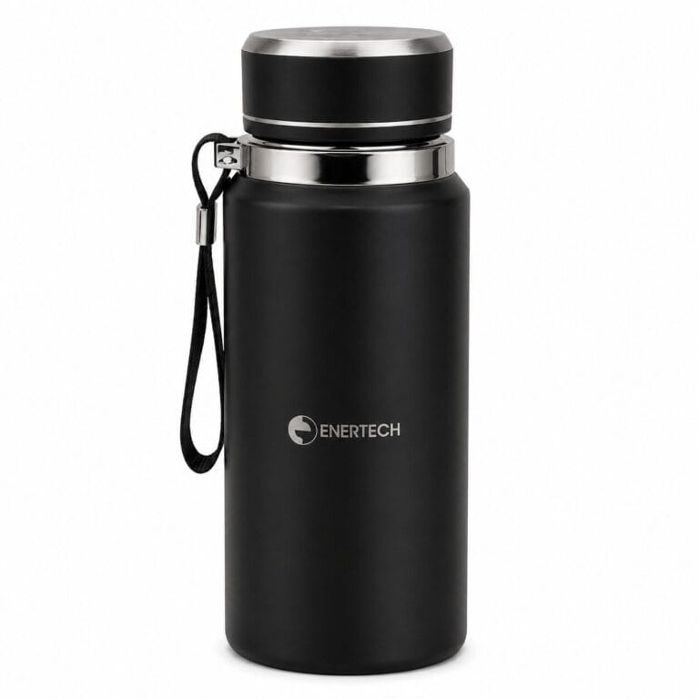 Executive Black Stainless Steel Bottle