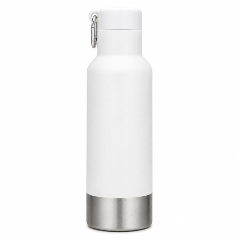 Modern White Stainless Bottle