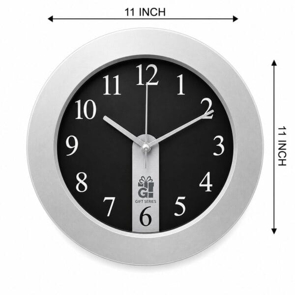 Luxury Silver Wall Clock