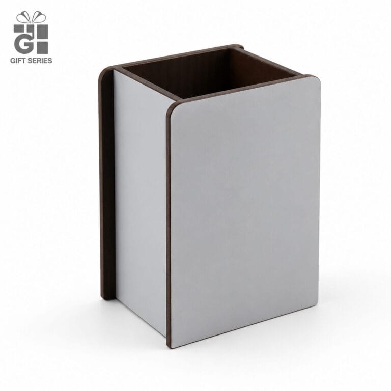Premium Wooden Desk Pen Stand