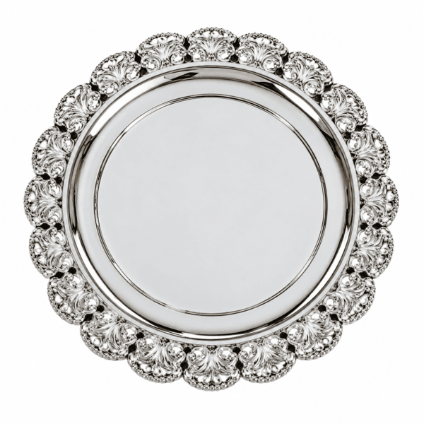 Ornate Design Silver Plate