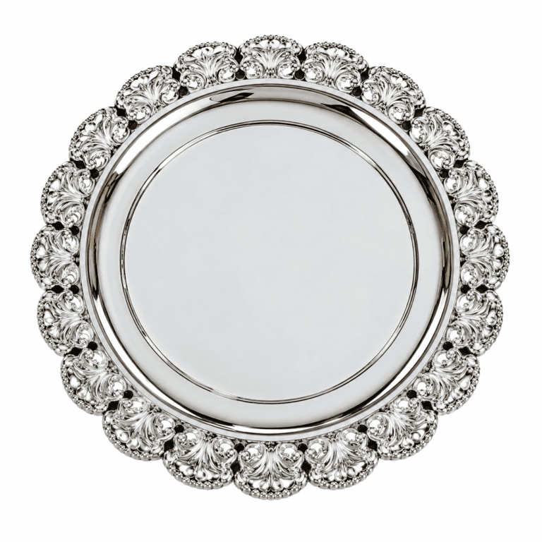 Ornate Design Silver Plate