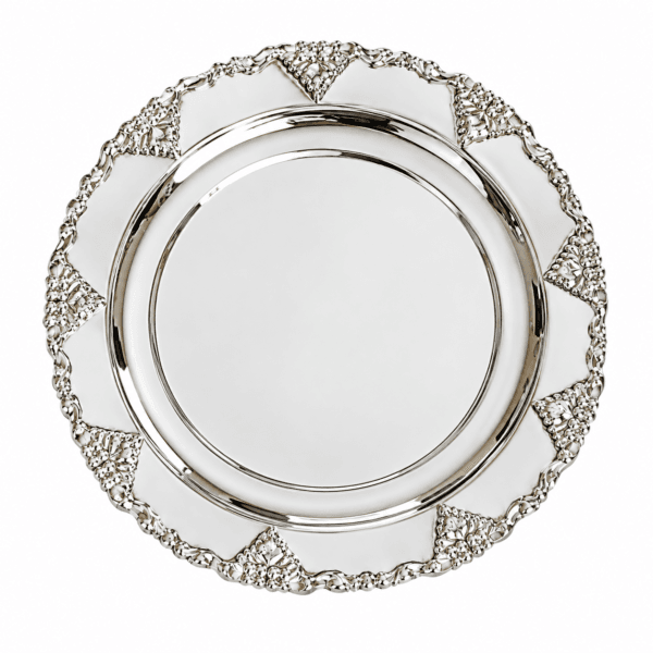 Scalloped Silver Plate